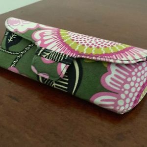 Vera Bradley Hardshell Eyeglass Case in Olivia Pink
